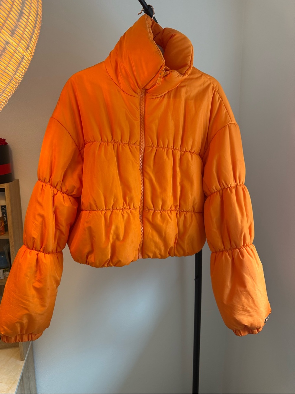 Revolve BY.DYLN Oxford puffer jacket in orange